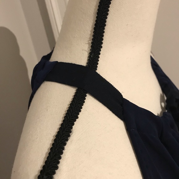 Tahari Sleeveless Tie Neck Blouse - Picture 6 of 6